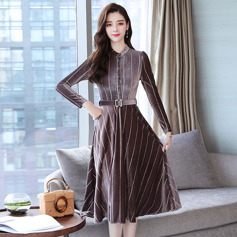 一件金丝绒,胜过十件旗袍!推荐60后女人穿,中秋国庆穿正好