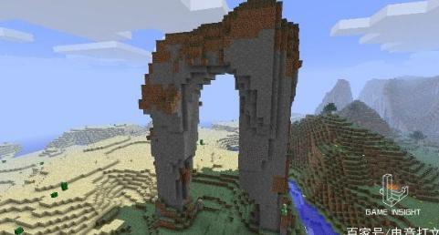 我的世界：MC大自然的鬼斧神工，太不科学！萌新：这是真的假的？