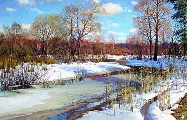 【醉在画中】俄罗斯画家米哈伊尔.费多罗夫风景油画