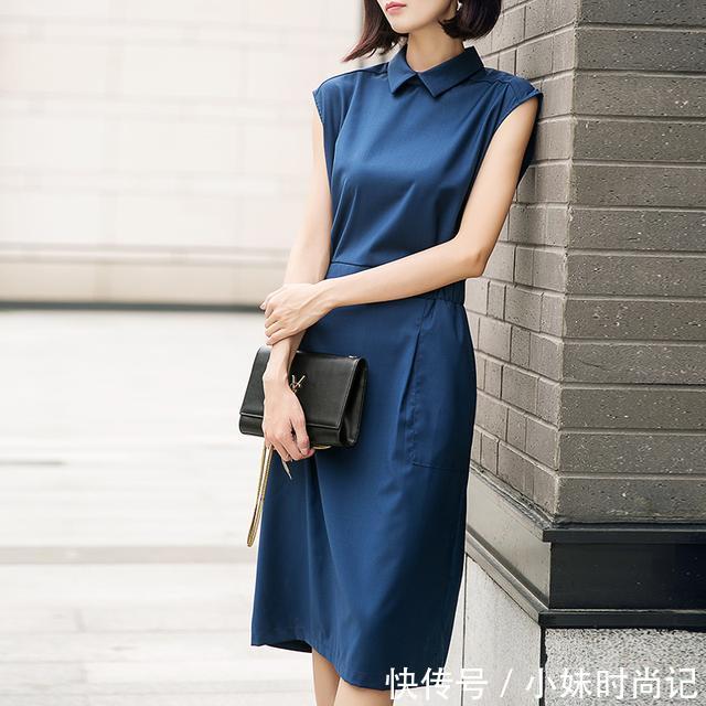 『显气质』好看又好穿的连衣裙,搭配高跟鞋气场全开,搭配平底鞋淑女十足