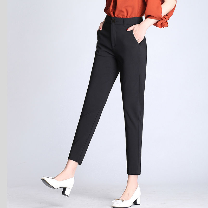 你和完美的腿型之间，只缺一条烟管裤!腿型不好，腿不直就穿它