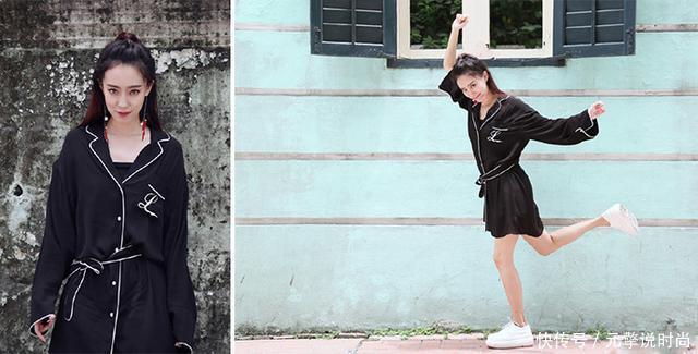 张小斐凭借好身材把大衣都穿得这么性感，网友：难怪能一腿成名
