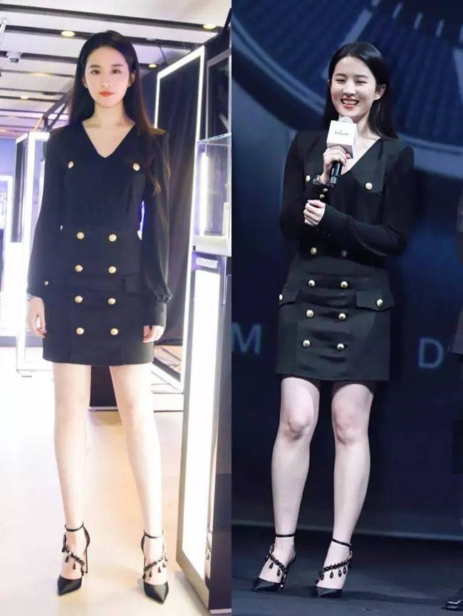 谁还敢说刘亦菲胖?最新街拍换了这身潮服的她，明明瘦了不止10斤