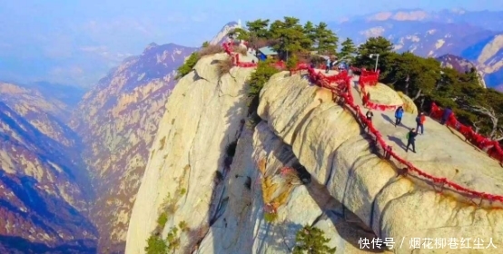 华山到底有多险?网友:隔着屏幕都腿软,看完照片之后不敢去了