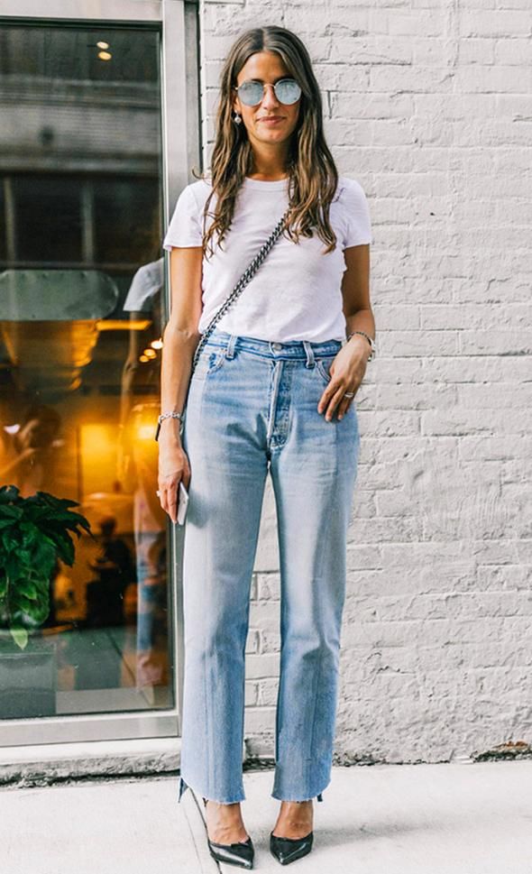 小个子牛仔裤怎么搭配,高跟鞋来拯救你的身高!