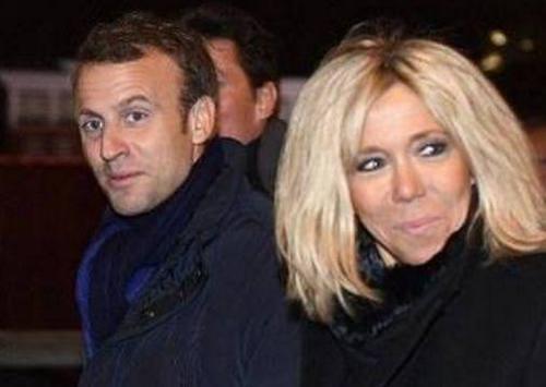 65岁法国第一夫人，深夜出行一脸憔悴，还好换对发型继续卖萌