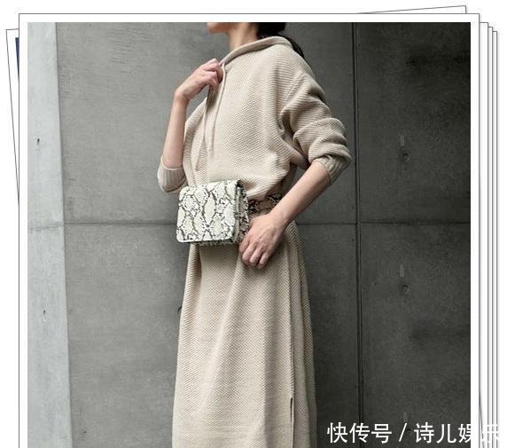 「春季造型」长款纯色连衣裙的春季穿搭look,新鲜的时尚日系风看你喜欢不