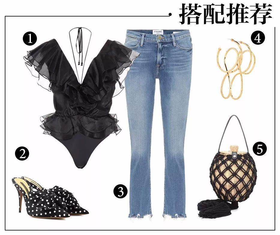 我真的不怕麻烦，谁叫这件“泳衣”一样的Bodysuit太时髦~