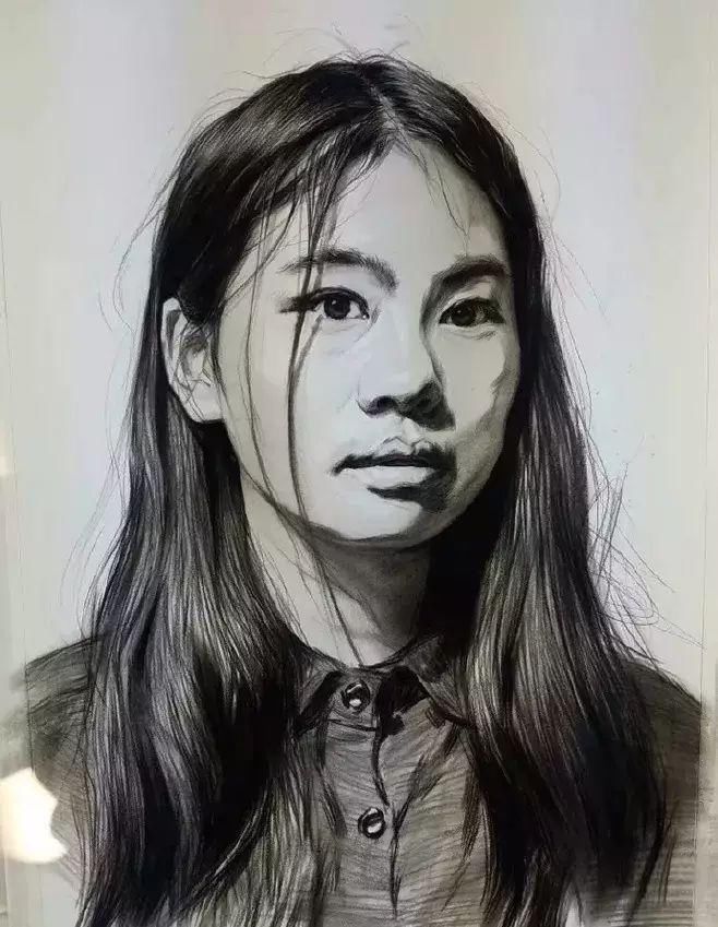 素描头像中头发的处理技巧