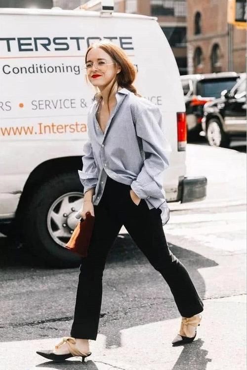  『舒适』奶奶鞋早就过时了，今年流行“猫跟鞋”，照着穿舒适百搭又时髦