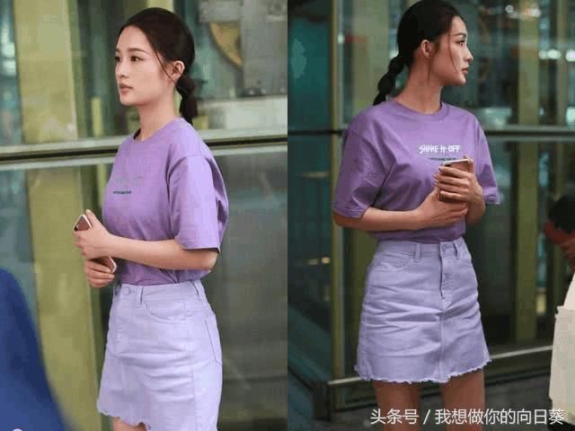 今年流行电光紫？看一下电光紫下的各路明星，热巴简直不要太妖娆