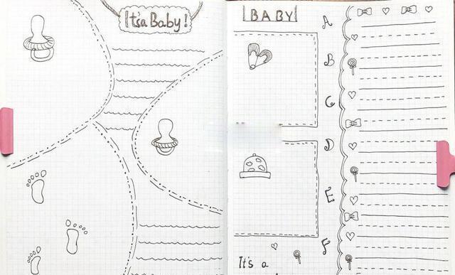 一组黑白线描手抄报，可以直接用也可以DIY涂上颜色，快收藏吧