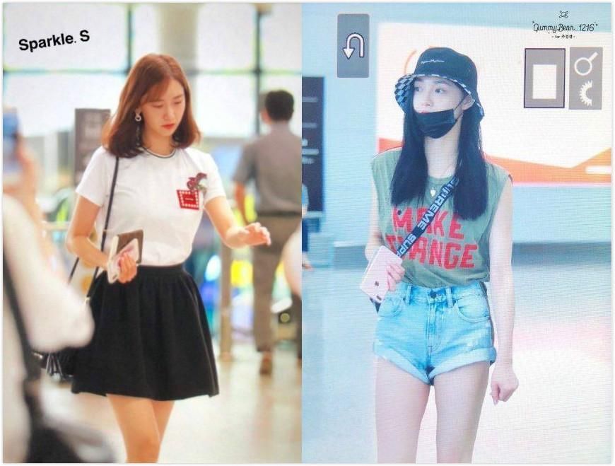 看了林允儿秀美腿，再看看周洁琼，终于明白腿型好看有多重要了!