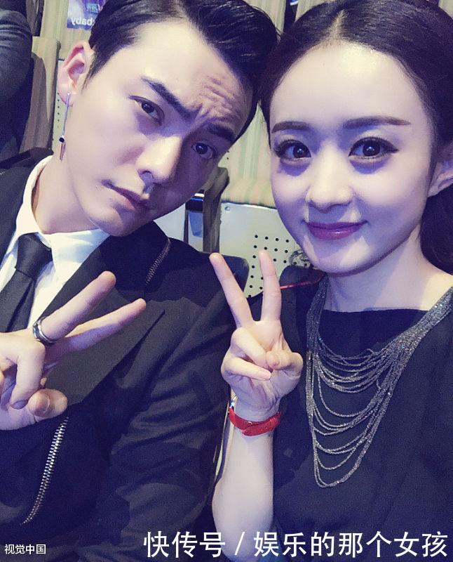 赵丽颖恋情曝光微博公开撒狗粮, 小腹隆起疑似怀孕, 网友: 陈伟霆