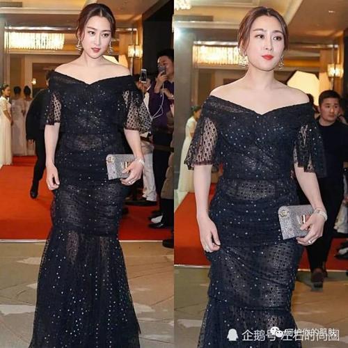 马苏真敢穿，上半身两根带子，裙子开叉到腿根，网友：毛也太多了