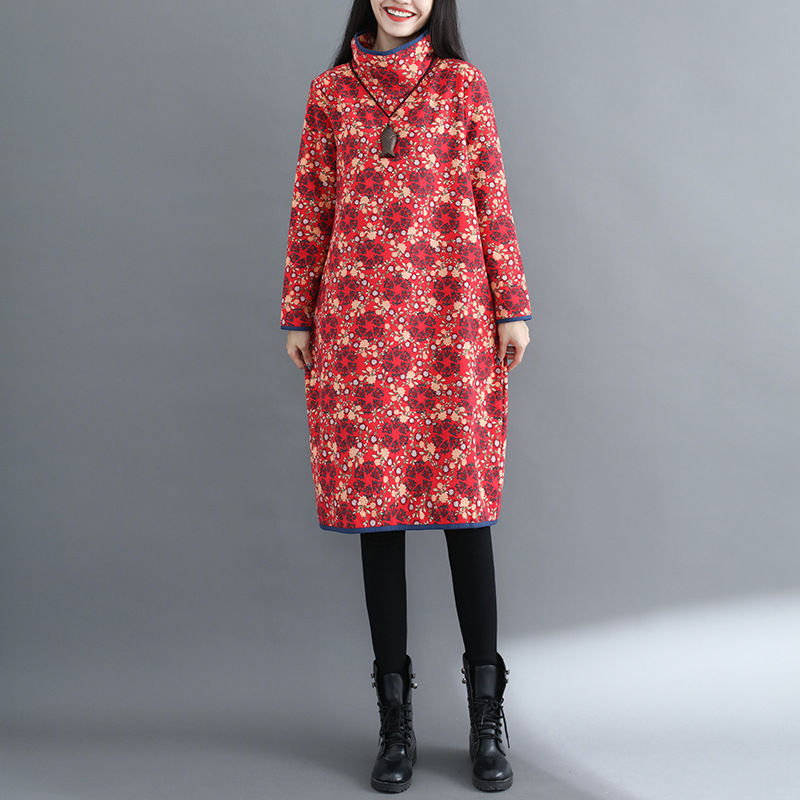 凌晨刚上新的棉衣裙，谁穿谁美!比羽绒服更耐看，妈妈立马买3件