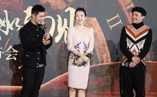 章子怡真的是豁出去了！亮点太突出！黄晓明、张震都移不开眼！