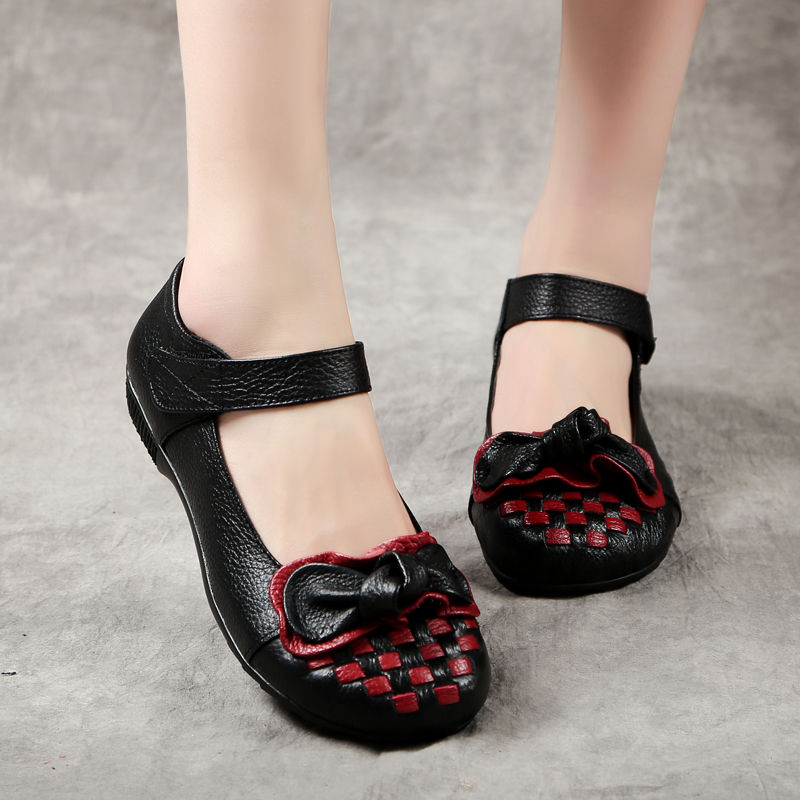 女人别老穿高跟鞋了，先时兴“平底鞋”舒适不臭脚，行走0负担