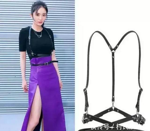 刘涛丢人丢大了！同穿“背背佳”，杨幂美炸天！她像绑了颗大白菜