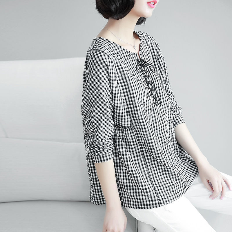 尤其70后女人不要错过!初秋新款洋气棉麻小衫，款款美得销魂