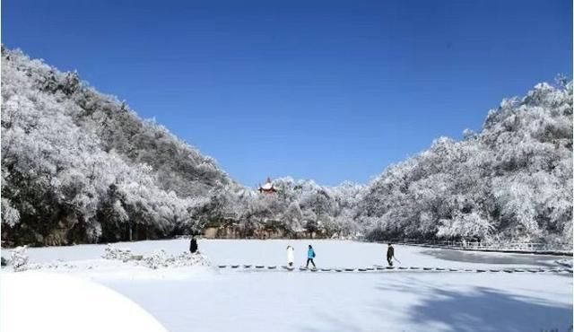 汉中汉江源雪景惹人醉，冬季赏雪不思归