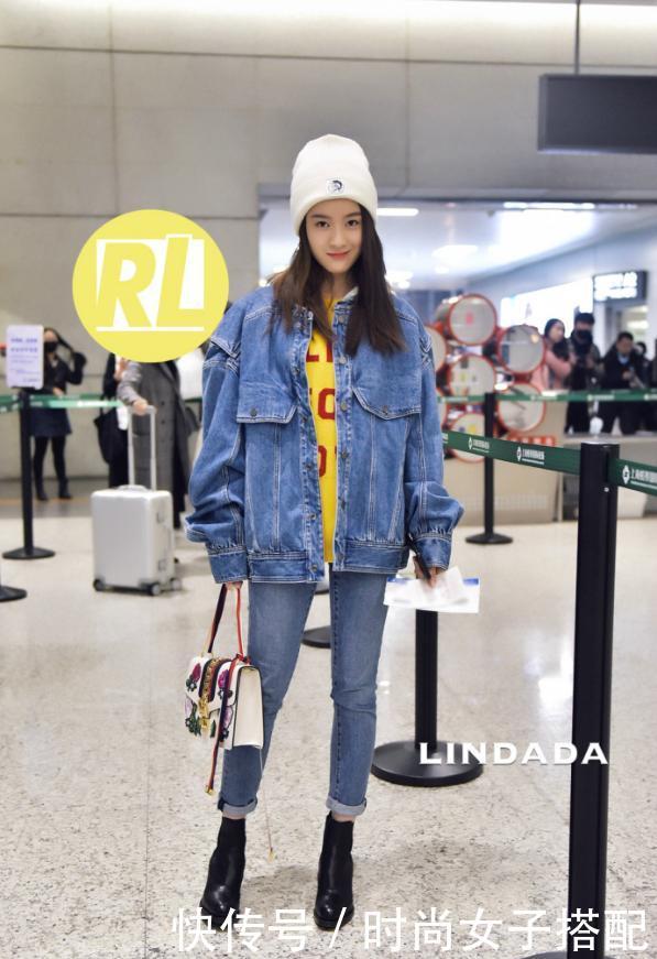 没大长腿就别学关晓彤穿军大衣了，张雪迎简直穿成了“尴尬”本人