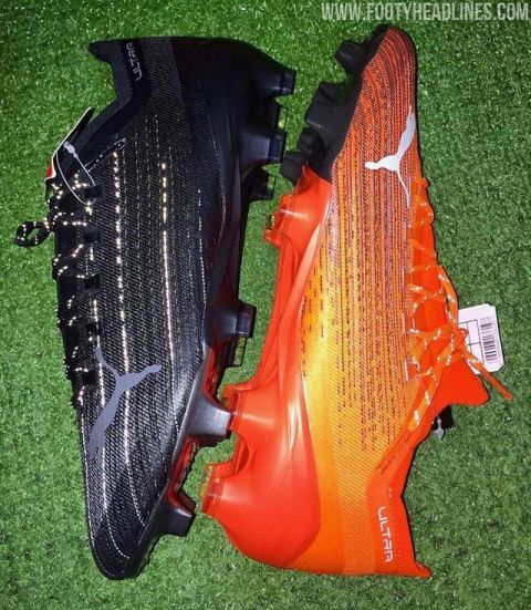  [实物]全黑配色PUMA ULTRA足球鞋实物曝光