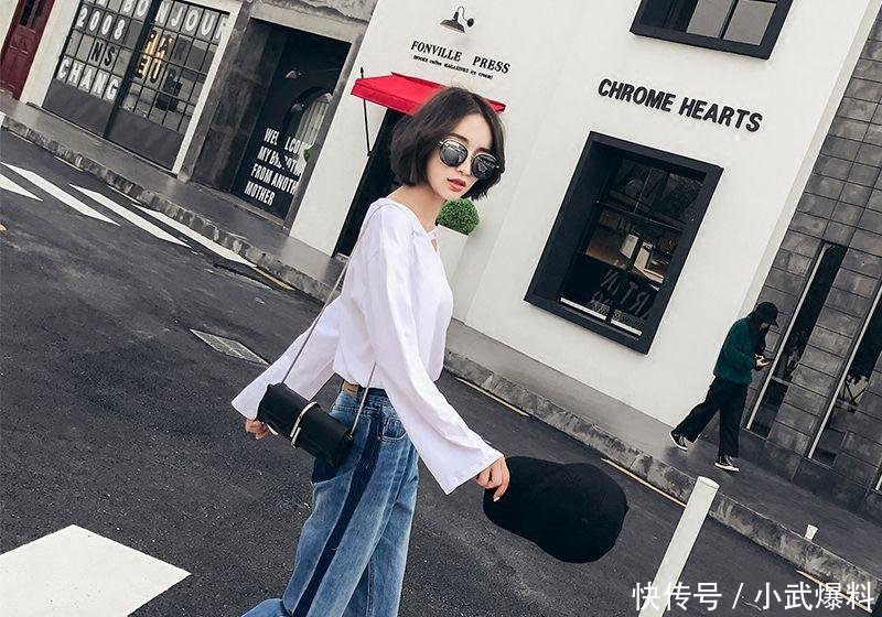 矮个子的胖妞别再卷裤脚了, 看杨幂如何把牛仔裤穿出大长腿