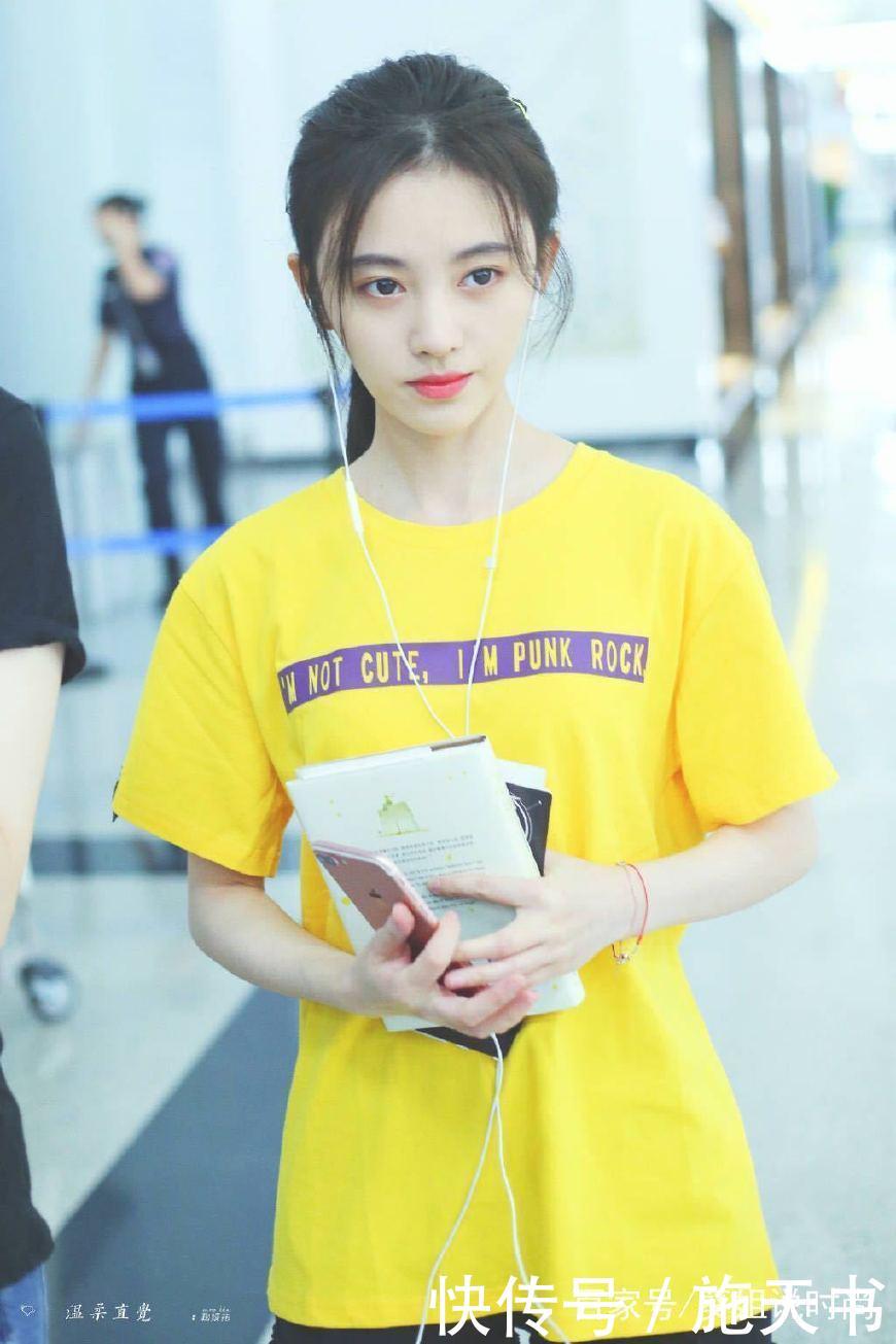 沈月鞠婧祎同穿小黄衣, 我终于明白国民少女和四千年美女的区别了