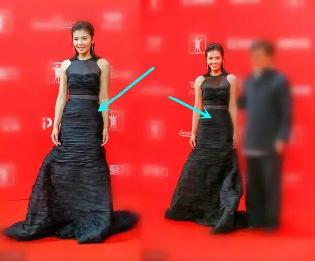 刘涛穿“垃圾袋”亮相，未修图皮肤黝黑小肚腩明显，终于相信40岁