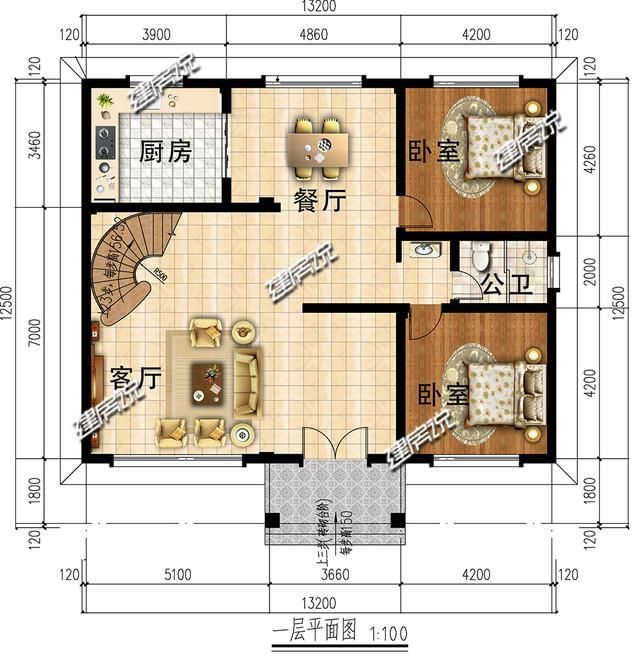 农村最漂亮二层欧式独栋别墅，提前了解不吃亏，图纸看了快收藏