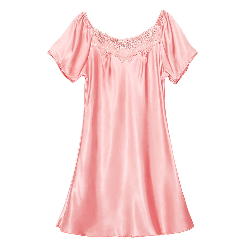 睡觉之前的专属小性感，冰丝睡衣，能给你