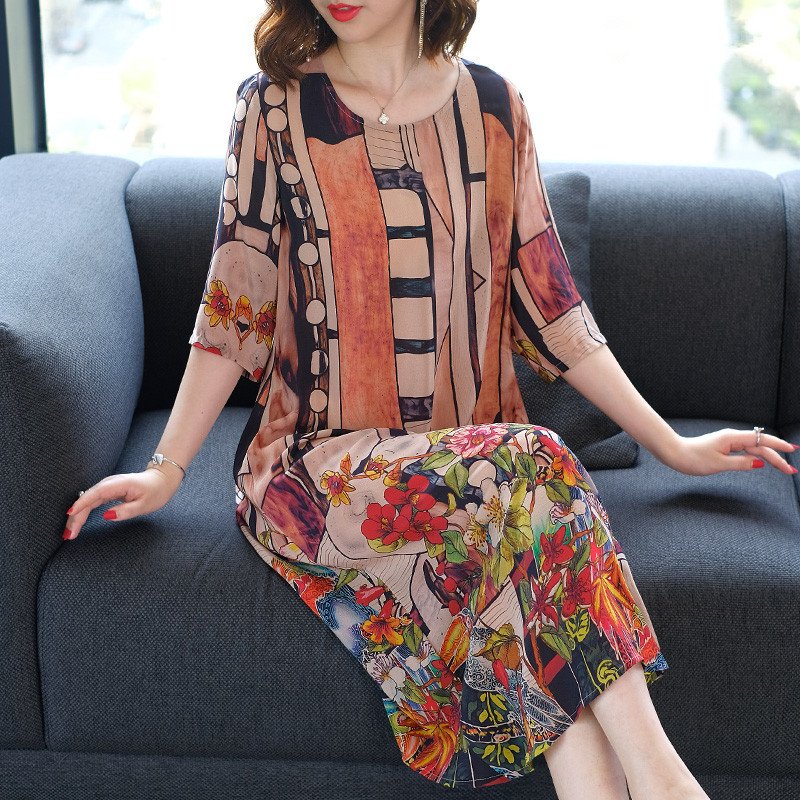 虽然我虎背熊腰，自从夏天换上减龄裙，居然美得老公都认不出我