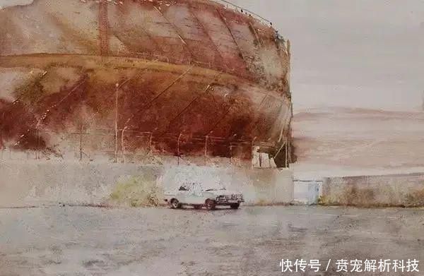  『画家』法国画家的灰调水彩画,太有质感啦