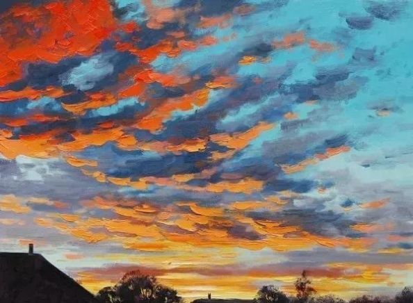 这些画就像诗里描述的那样，美轮美奂