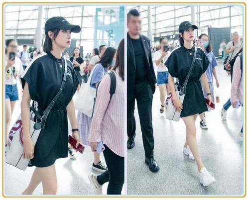 本以为穿黑色衬衫裙的蒋欣腿已经够细了，但看到宋茜，我沉默了！