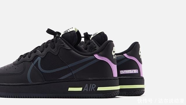  [Nike]Nike Air Force 1 React D/MS/X 最新黑魂配色发布