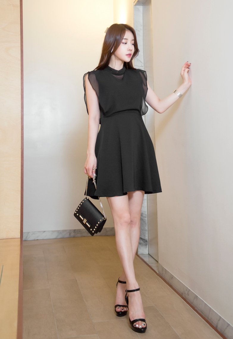 蒙特利尔薄纱碟翼美裙