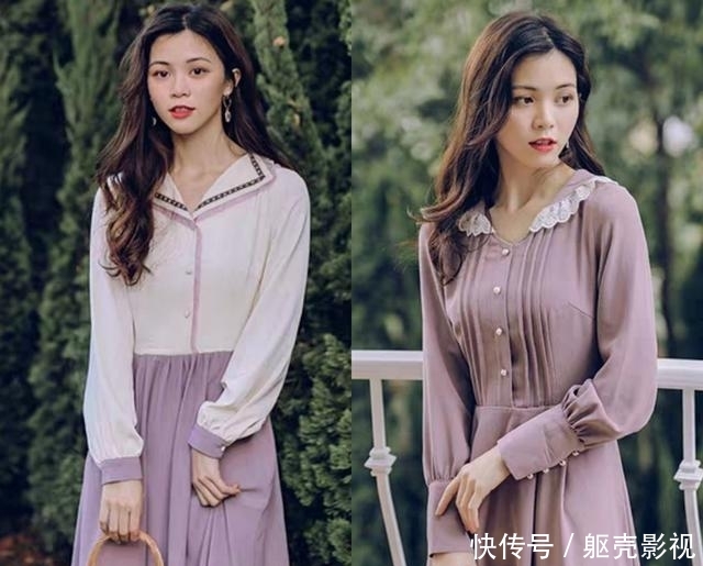  中又带点■春天这样穿裙装，温柔优雅又带点轻熟风，美得路人都侧目