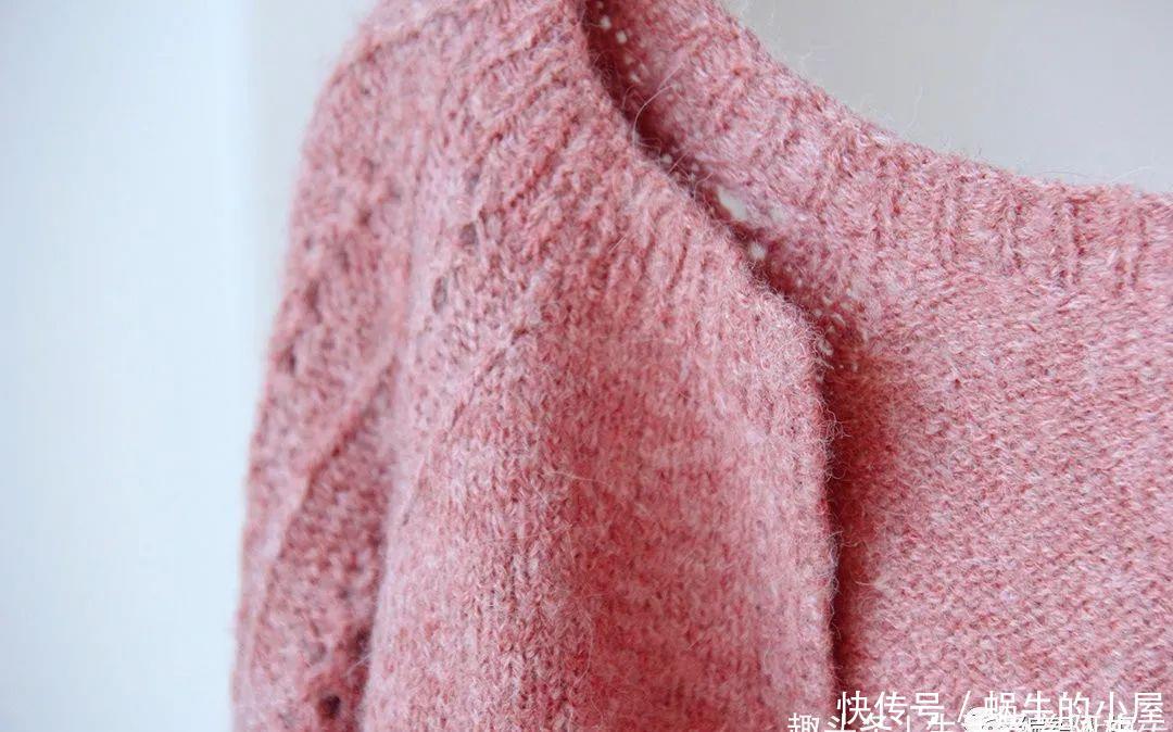 「图解」棒针编织插肩开衫:DIY手工编织附图解和说明