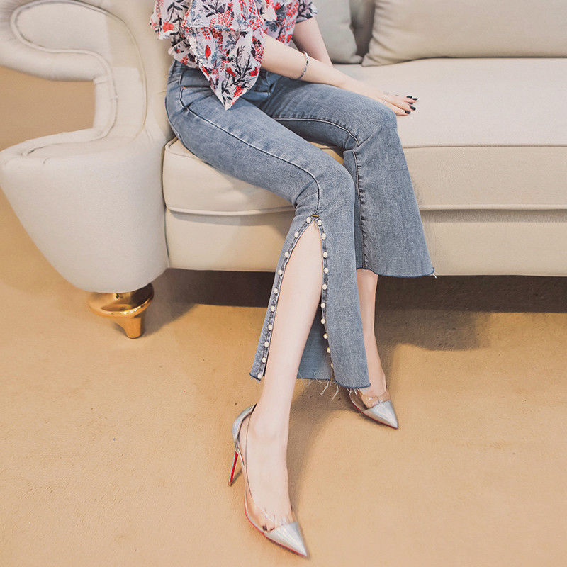 性感大方的牛仔裤，尤其适合屁股大的女人，紧身也能穿出妩媚曼妙