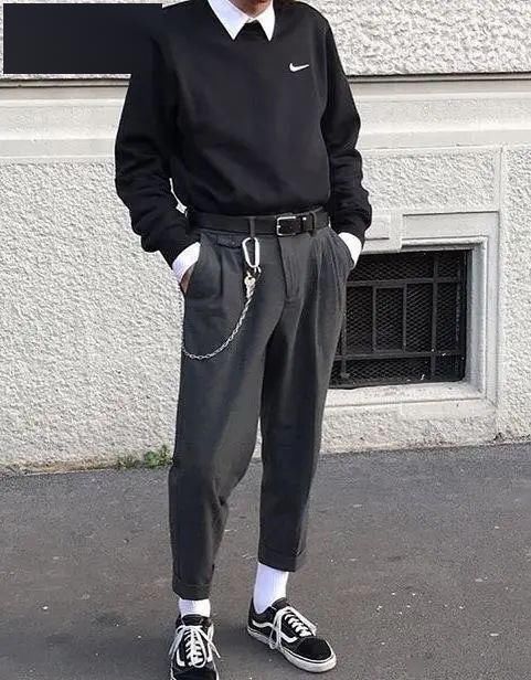  [西裤]牛仔裤穿腻了？不如试试九分休闲西裤
