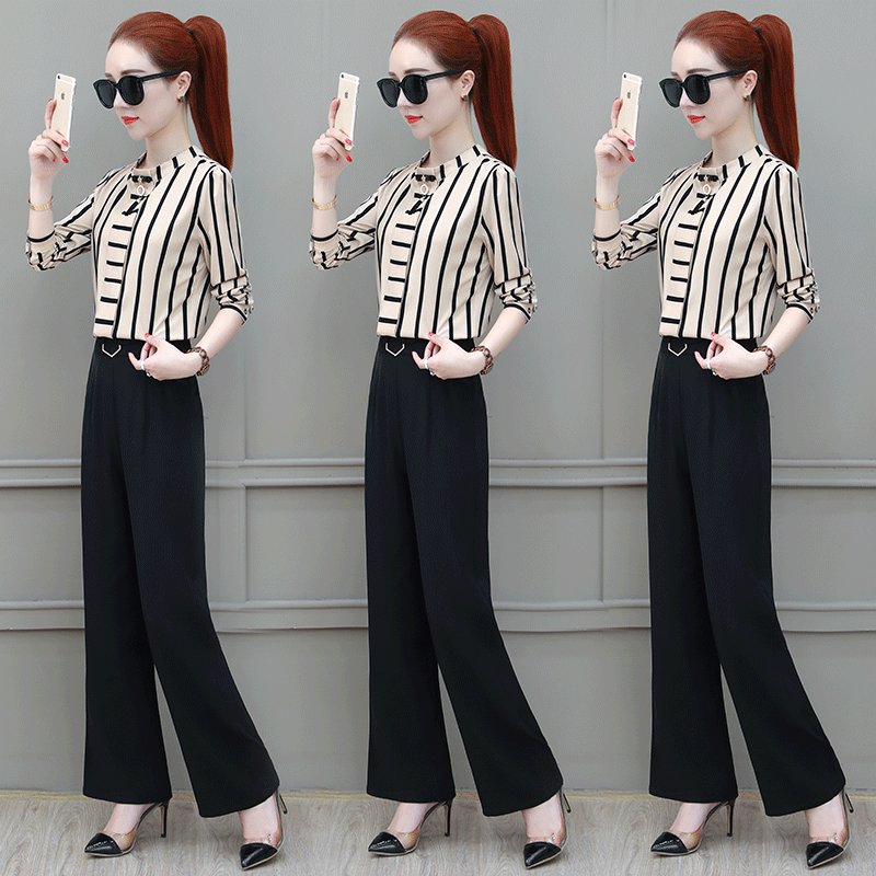 70后老婆不穿裙了，立秋后穿这些女神套装，美的惊艳夺目