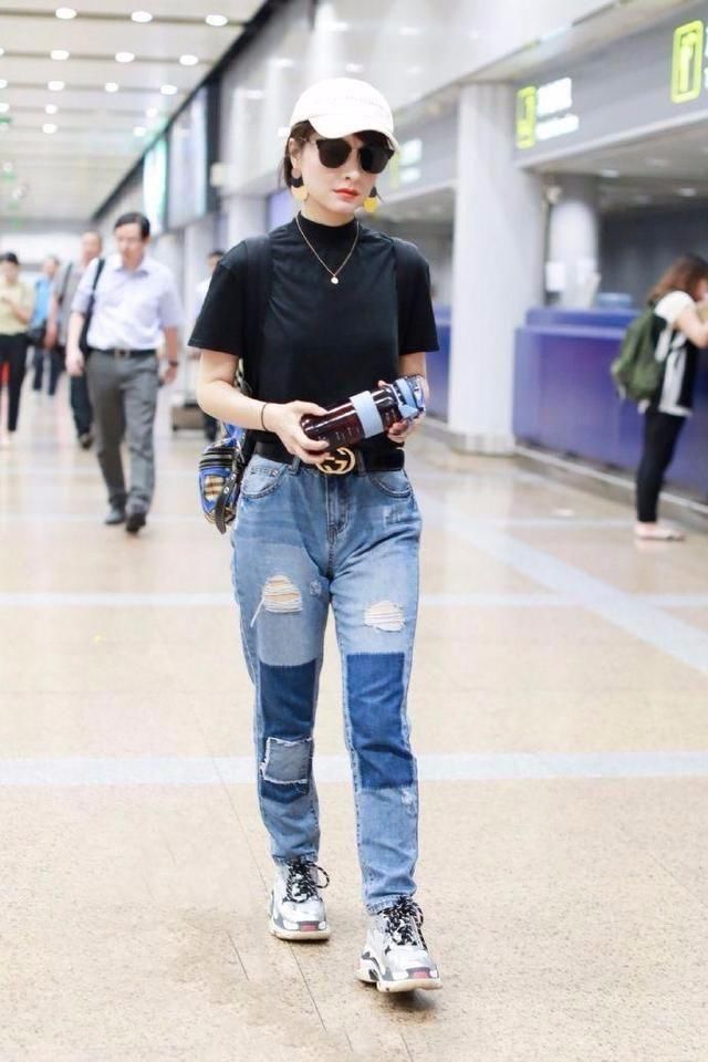 这次换谢娜给吴昕上课了，要想显高她就不能这样穿!