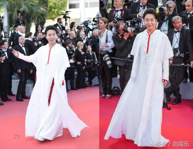 李玉刚首战戛纳 穿“百蝶衣”走红毯 简直惊艳了众人!