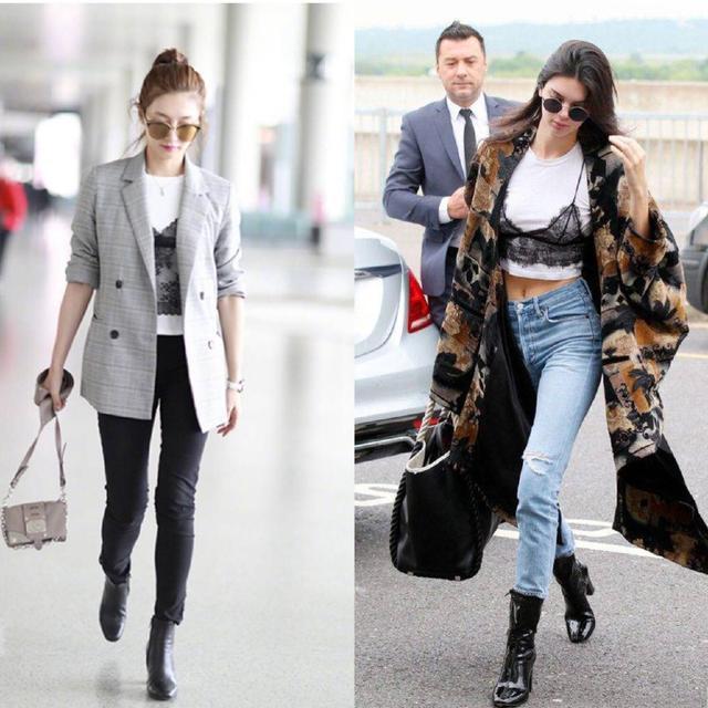 内衣外穿大法好，Angelababy景甜全靠它变美，胡冰卿却穿出风尘气