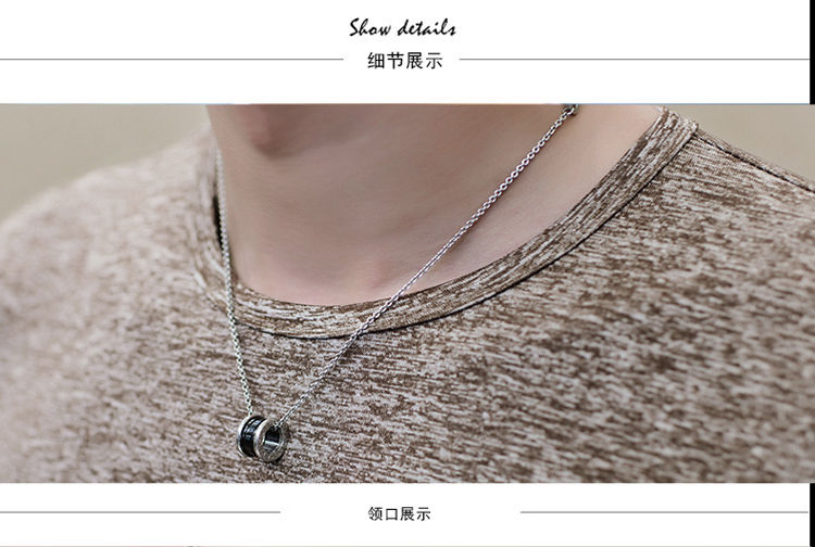 轻盈透气/吸汗亲肤，男士冰丝修身圆领短袖T恤27.9元/2件44.9元