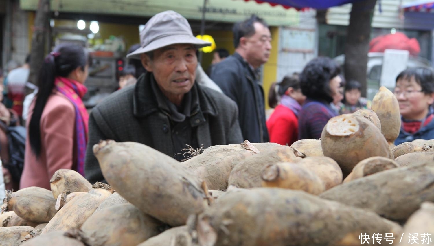 一家三口贩莲菜日入千元 供俩孩子读书