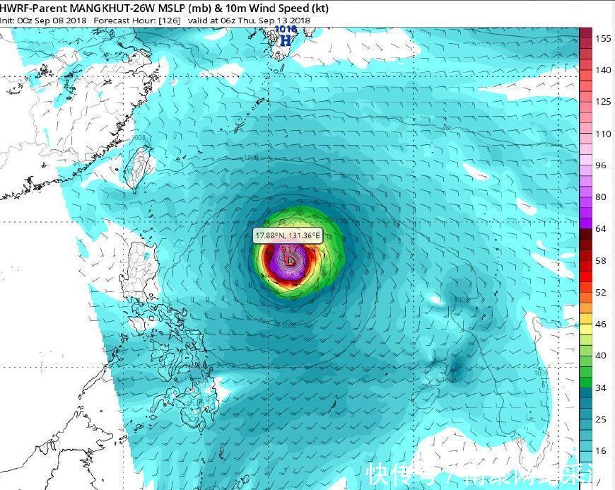  竹山■最强“风王”形成! 17级以上的威力, 7天后可能影响珠三角
