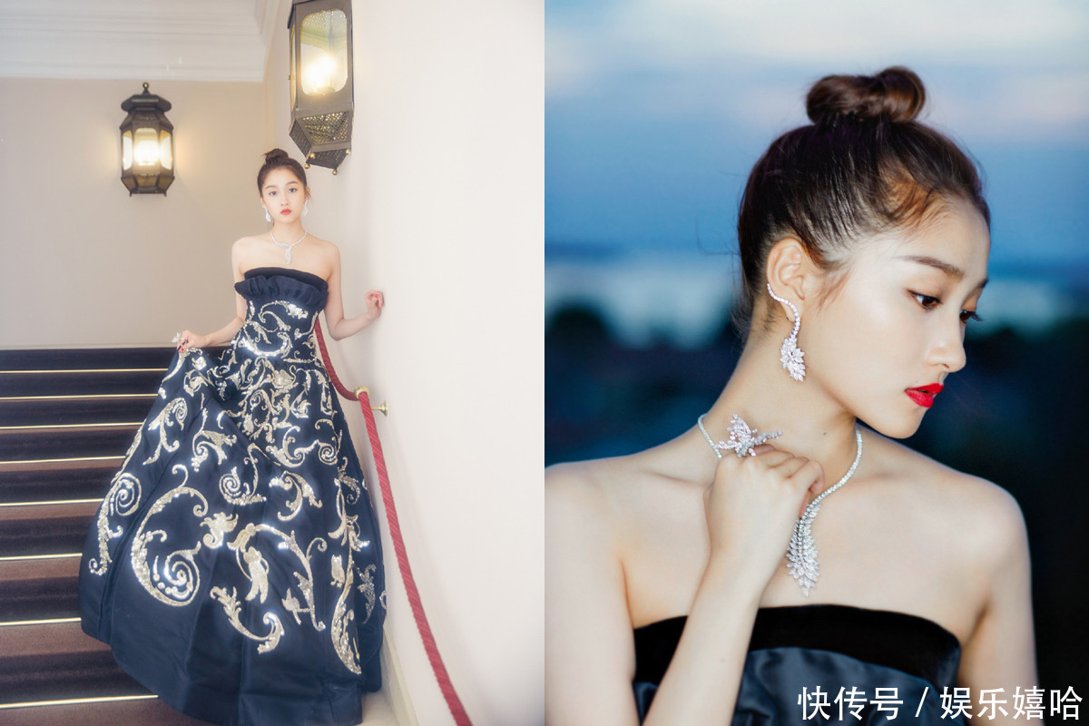 关晓彤红毯造型终于穿对,腕线过裆大长腿吸睛,鹿晗压力要大了